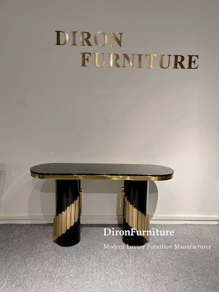 modern marble console table