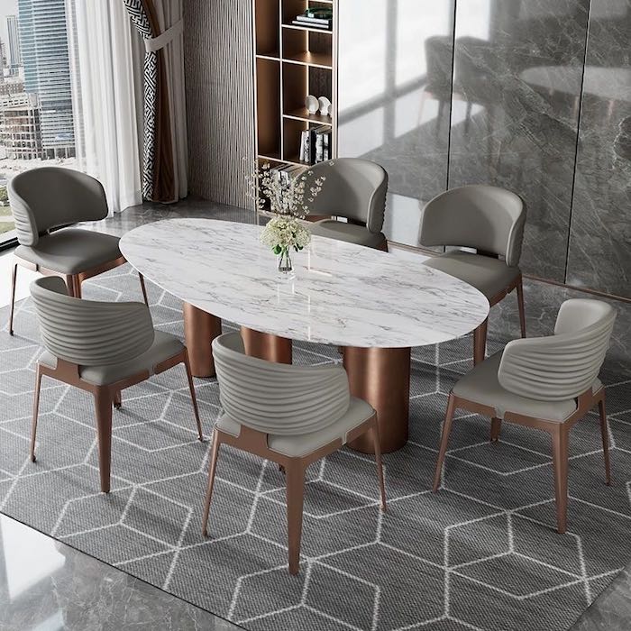 marble and stainless steel dining table marble and stainless steel dining table
