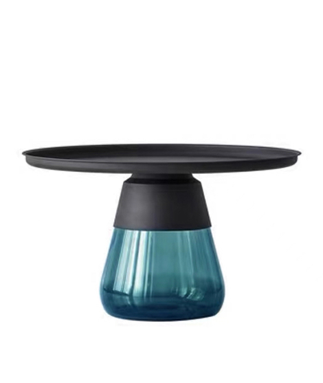 Nordic Coffee table sets with metal top and glass base