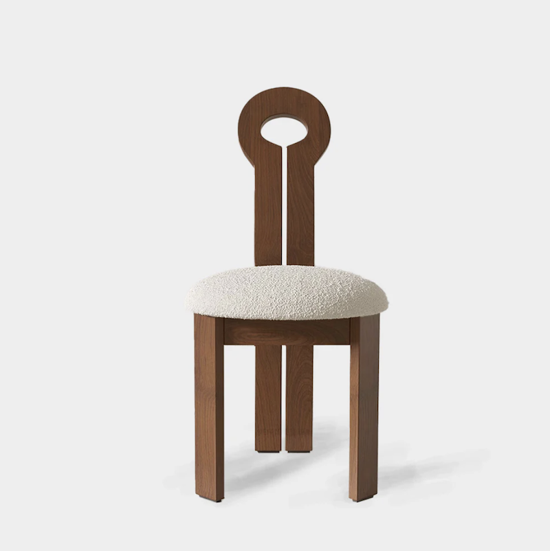 Mid-century Solid Wood Chair