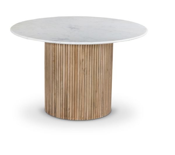 Modern Mable Dining Table With Wood Base